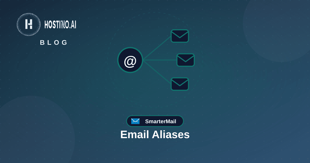 ساخت ایمیل مستعار (Alias) در SmarterMail؛ آدرس‌های info@ و sales@ برای تیم