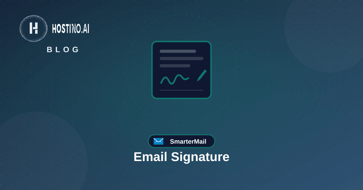 ساخت امضای حرفه‌ای ایمیل در SmarterMail (با متغیرهای پویا)