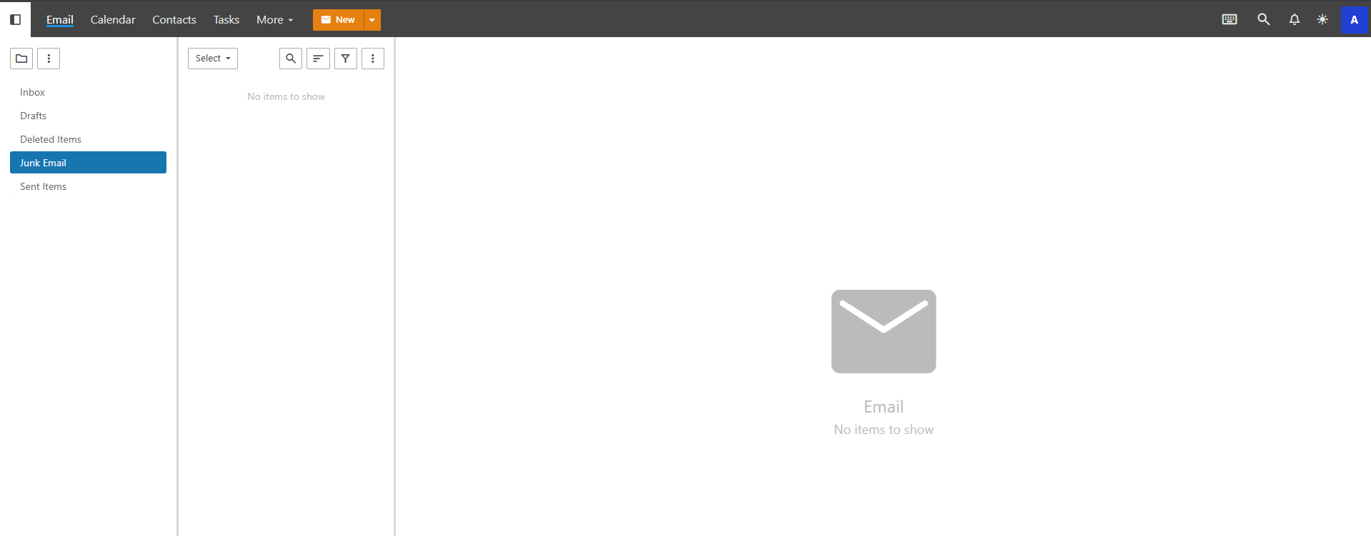 Email hosting dashboard feature: وبمیل قدرتمند اسمارترمیل